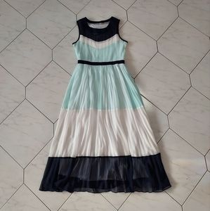 Rare Editions Girls Colorblock Maxi Dress Size 16